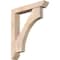 Ekena Millwork Westlake Slat Smooth Bracket w/ Offset Brace, Douglas Fir, 5 1/2"W x 30"D x 36"H BKT0604X30X36WTL06SDF - alternate 1